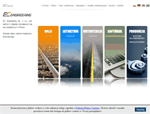 Tablet Screenshot of ec-engineering.pl